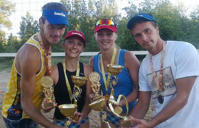 Рязанские волейболисты-пляжники оформили золотой дубль на «Кубке славянских стран»